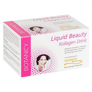 LIQUID BEAUTY Trink-Kollagen mit Verisol - Schönheit zum Trinken, mit Kollagen-Peptiden, bessere Elastizität der Haut und Hautstruktur am ganzen Körper, auch gegen Cellulite, 15 Trinkampullen 