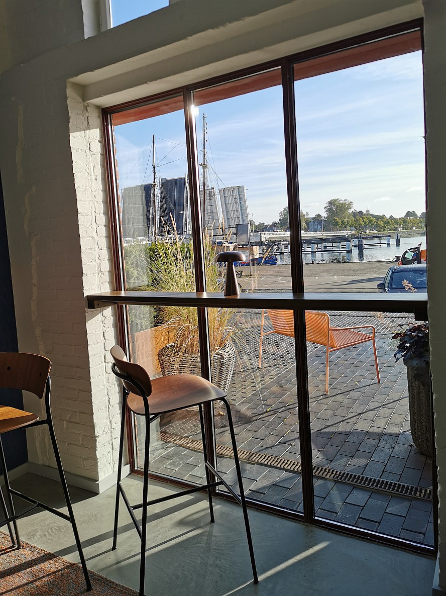 Hotel Südspeicher: Blick auf die Zugbrücke und die Schlei