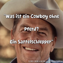 Was ist ein Cowboy ohne Pferd? Ein Sattelschlepper