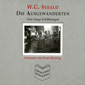 W. G. Sebald: Die Ausgewanderten: 